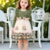 Enchanted Garden Floral Print Dress from Newness A charming adorable dress perfect for spring and fall
